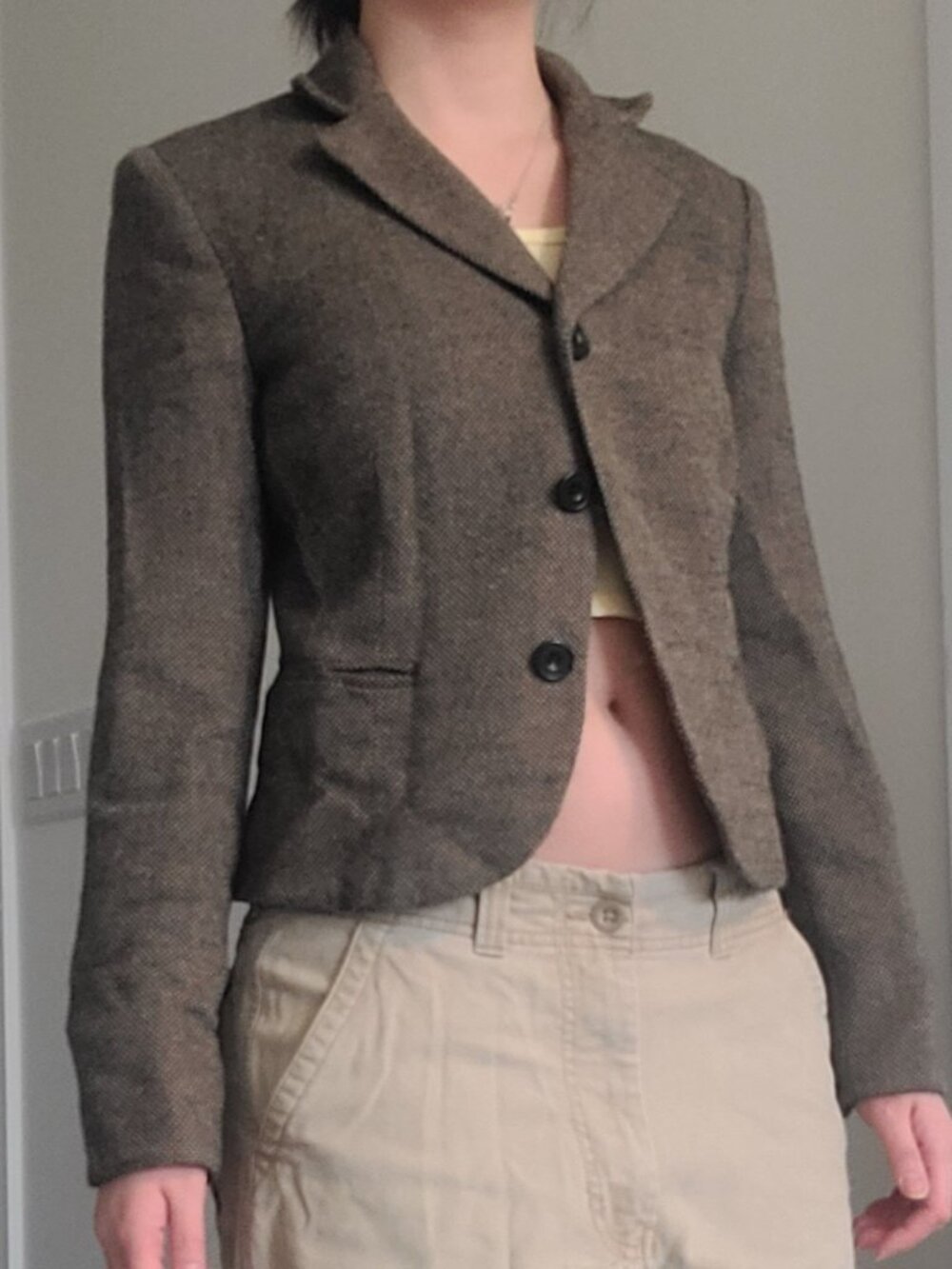 Zena Mini Slim Fit Preppy Suit Jacket